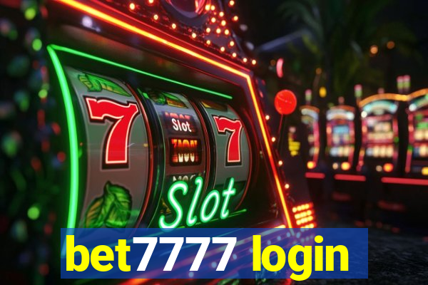 bet7777 login